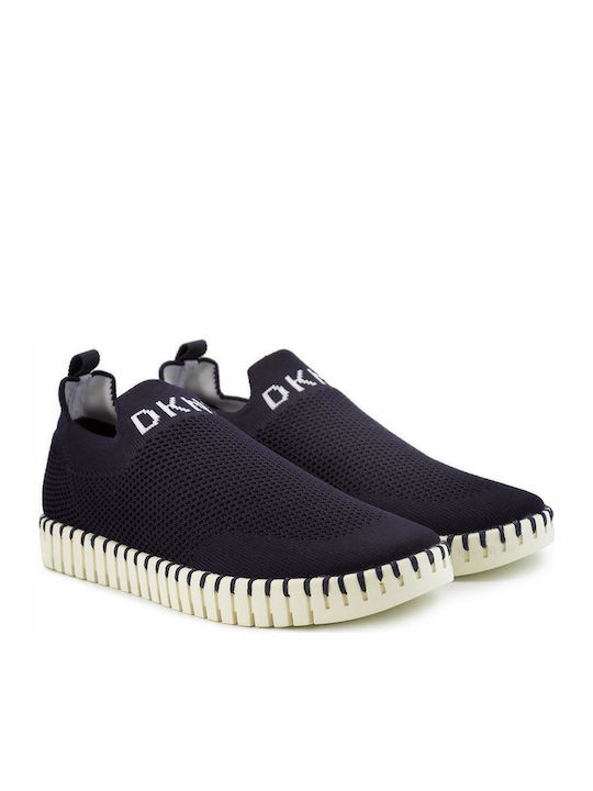 Dutch Γυναικεία Slip-On Navy Μπλε