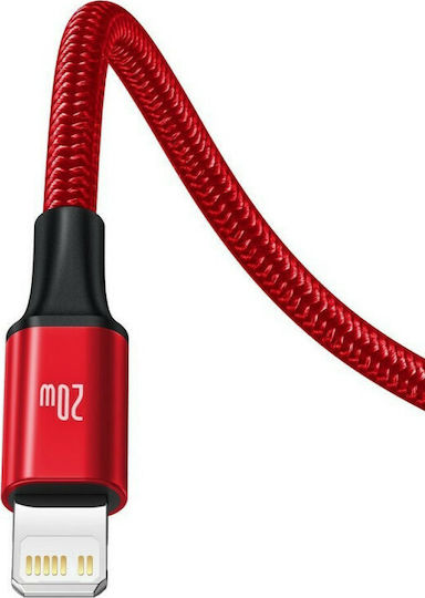 Baseus Rapid Series Braided USB to Lightning / Type-C / micro USB 1.5m 3A Cable Red (CAMLT-SC09)