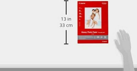 Canon GP-501 Photo Paper Everyday Use A4 (21x30) 210gr/m² for Printers Inkjet 100 Sheets