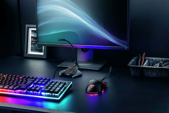 Trust GXT 239 Nepa Electret Μικρόφωνο 3.5mm Gooseneck για Φωνητικά