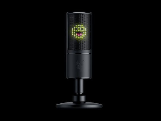 Razer Seiren Emote Microfon Condensator USB Desktop, Braț flexibil pentru Vocale
