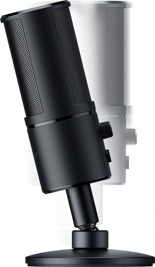 Razer Seiren Emote Microfon Condensator USB Desktop, Braț flexibil pentru Vocale