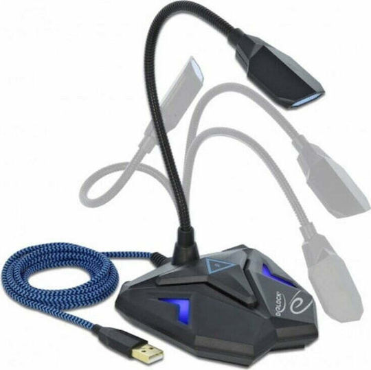 DeLock 66330 Microfon de birou în Culoarea Blue