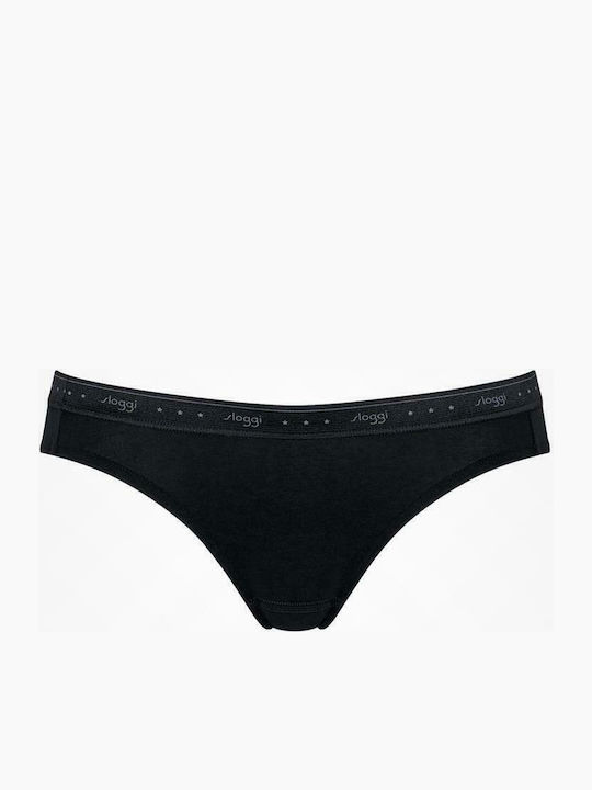 24/7 100 Mini Damen Slip Schwarz