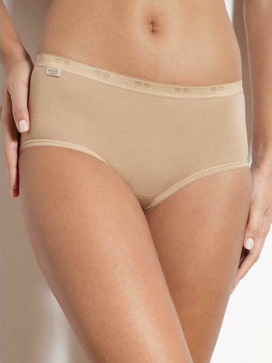 Basic Midi Women's Slip Beige