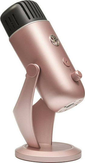 Arozzi Colonna Μικρόφωνο USB Επιτραπέζιο Rose Gold σε Ροζ Χρυσό Χρώμα