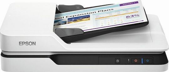 Epson WorkForce DS-1660W Platou (Flatbed) Scaner A4 cu WiFi