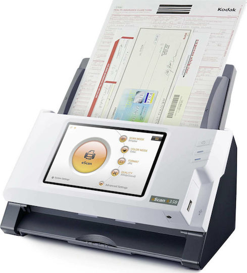Plustek eScan A350 Enterprise Sheetfed Scanner A4 με WiFi