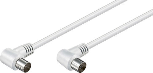 Goobay Antenna Cable Coax male - Coax female Λευκό 1.5m (11520)