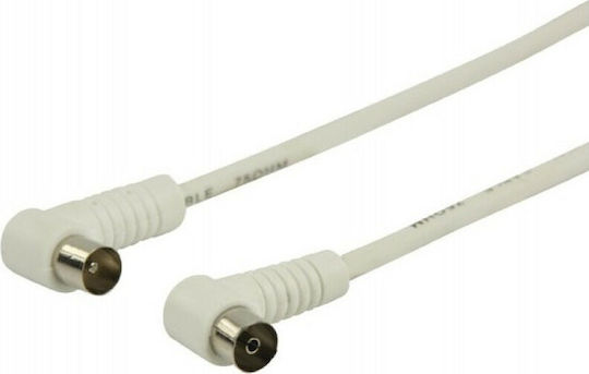 Goobay Antenna Cable Coax male - Coax female Λευκό 1.5m (11520)
