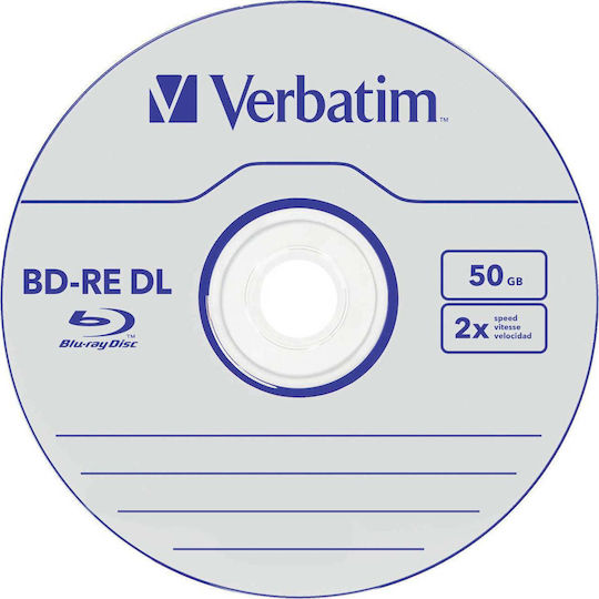 Verbatim BD-RE 2x 50GB 5buc