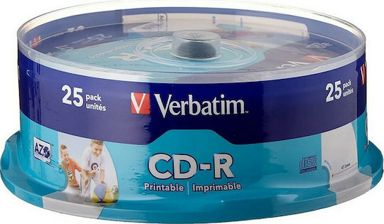 Verbatim Azo Εγγράψιμα CD-R 52x 700MB Cake Box 25τμχ