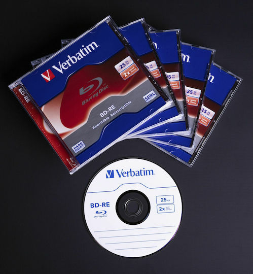 Verbatim BD-RE 2x 25GB 5τμχ