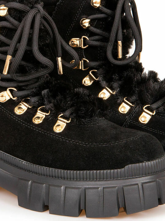 Ciara Suede Women's Ankle Boots Black