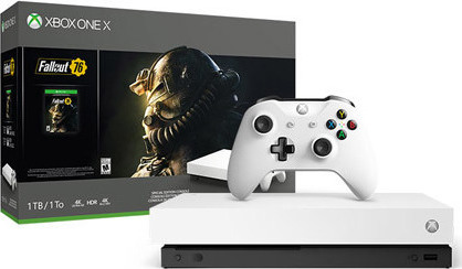 Microsoft Xbox One X 1TB Robot White Fallout 76 (Official Bundle 