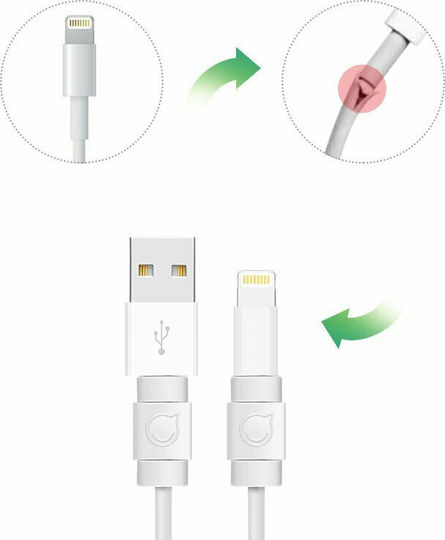 Ugreen Protector De Cablu Alb 40705 6 Bucăți