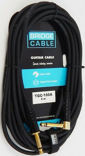 Bridgecable TGC-100 Cable 6.3mm male - 6.3mm male 5m