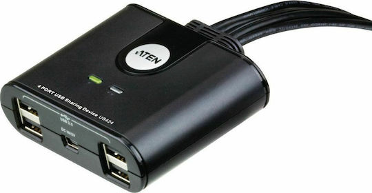 Aten KVM и превключвател на данни US424-AT