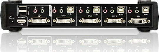 Aten 4-Port USB DVI/Audio KVMP