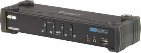 Aten 4-Port USB DVI Dual Link/Audio KVMP Switch