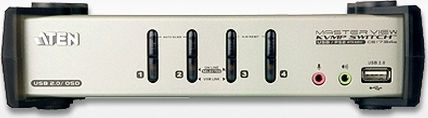 Aten CS1734B-AT-G Comutator KVM și de Date cu Audio USB USB 2.0 VGA