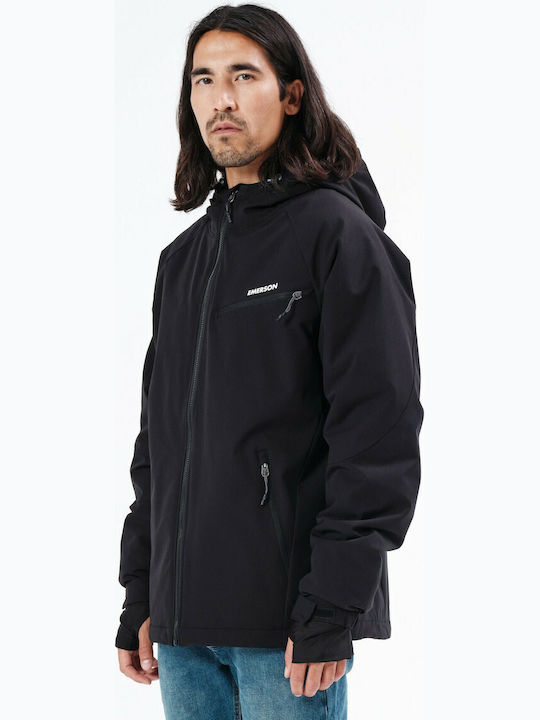 Winter Jacke Wasserdicht und Winddicht Schwarz