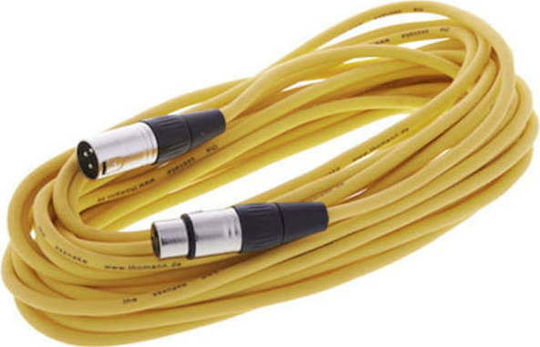 The Sssnake SM6YE Kabel XLR-Stecker - XLR-Buchse Schwarz 6m (SM6YE)