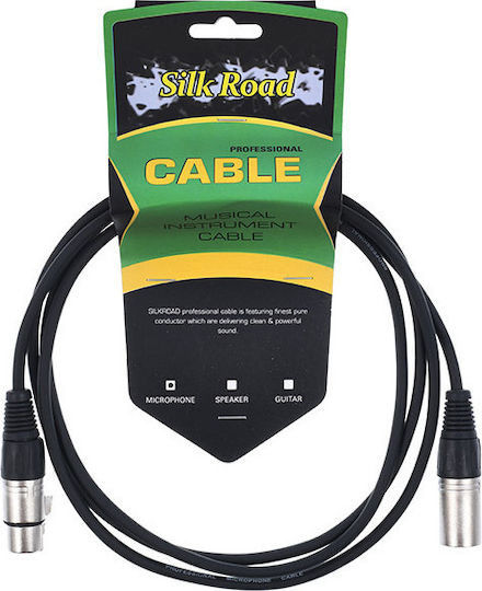 Silk Road Cable XLR male - XLR female 2m (LE403-2)