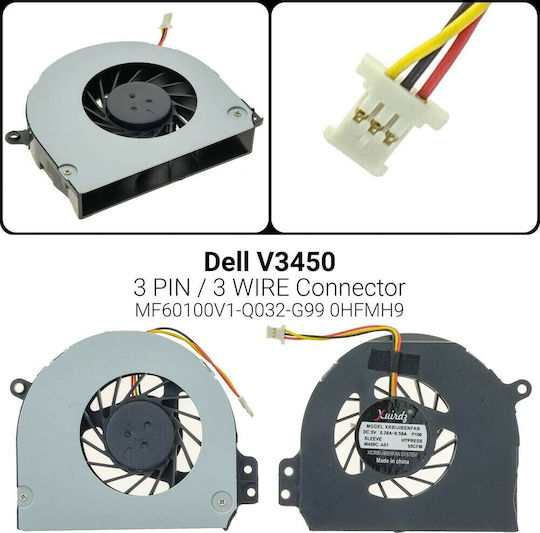 Dell Replacement Laptop Fan for Vostro 3450 V3450 N4110 N4120 M411r