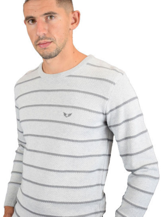 GREY STRIPED BRAID SHIRT RG01 SIDE EFFECT (RG01-GREY LT-5-)