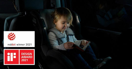 Britax Romer Dualfix i-Sense FlexBase Детско Столче за Кола i-Размер с Isofix космическо черно