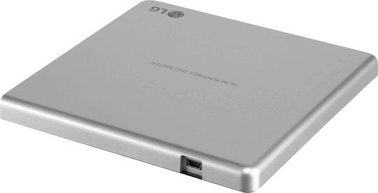 Hitachi-LG Data Storage GP57 External DVD/CD Recorder for Desktop / Laptop Silver