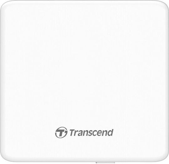 Transcend External DVD/CD Recorder for Desktop / Laptop White