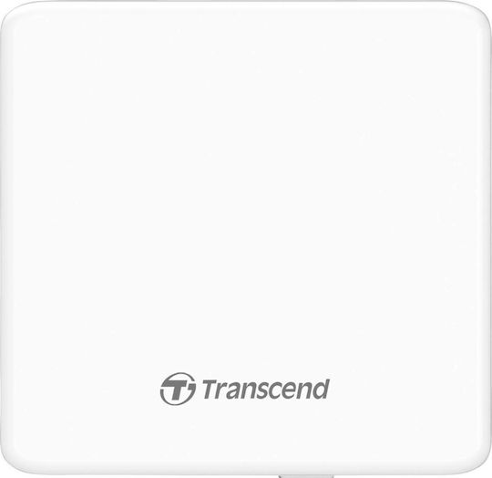 Transcend External DVD/CD Recorder for Desktop / Laptop White