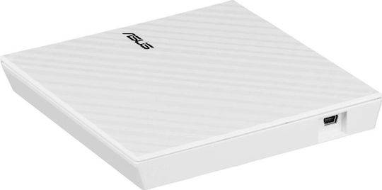 Asus SDRW-08D2S-U Lite External DVD/CD Recorder for Desktop / Laptop White