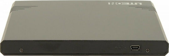 LiteOn eBAU108 Εξωτερικός Οδηγός Εγγραφής/Ανάγνωσης CD/DVD για Laptop / Desktop Μαύρο