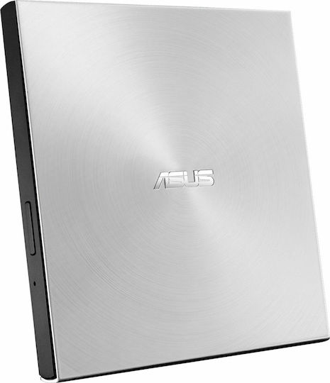 Asus ZenDrive U8M Εξωτερικός Οδηγός Εγγραφής/Ανάγνωσης CD/DVD για Desktop / Laptop Ασημί