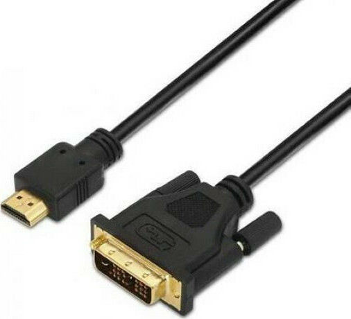 Gembird 1.8m DVI-D male to HDMI male Cable Black ()
