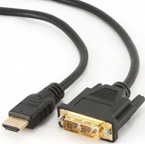 Gembird 1.8m DVI-D male to HDMI male Cable Black ()