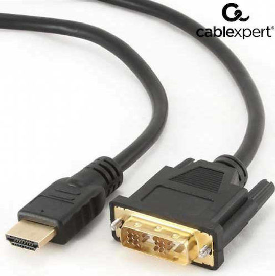 Cablexpert Cable DVI-D male - HDMI male 5m (CC-HDMI-DVI-15)