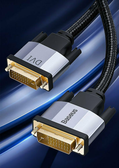 Baseus Enjoyment Series 1m DVI-D male to DVI-D male Cable Black (CAKSX-Q0G)