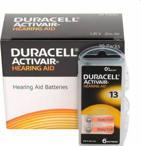 Duracell Activair Батерии За Слухови Апарати 13 1.45V 6бр
