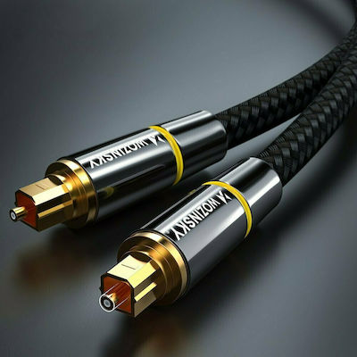 Wozinsky Optical Audio Cable TOS male - TOS male Μαύρο 5m