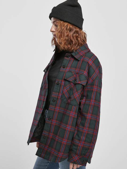 Γυναικείο Καρό Πράσινο Overshirt