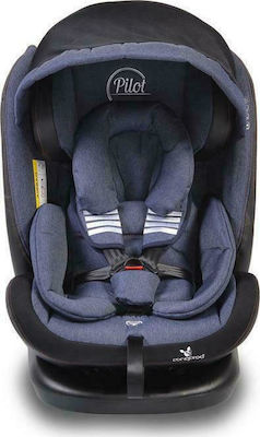 Cangaroo Καθισματάκι Αυτοκινήτου Pilot 0-36 kg με Isofix Denim