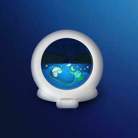 Claessens'Kids Часовник за настолен компютър Globetrotter Бял