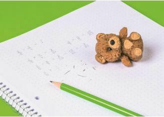 Brunnen Eraser for Pencil and Pen Bear 1pcs Brown