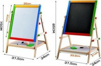 Magnetic Board Blackboard Floor 35x40cm