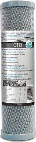 QWaterFilters QUC2-UV Συσκευή Φίλτρου Νερού Διπλή Κάτω Πάγκου Διατομής 1/4'' με Βρυσάκι & Ανταλλακτικό Φίλτρο