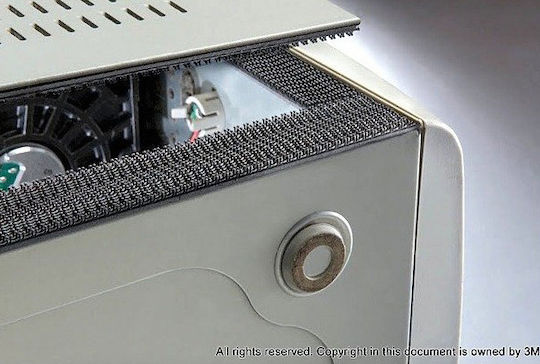 3M Dual Lock Αυτοκόλλητη Ταινία Χριτς Χρατς Μαύρη 2.5mx25mm